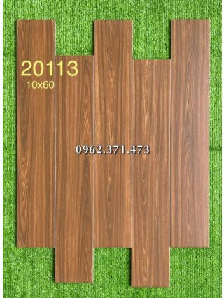 Gạch gỗ rẻ óc chó 10x60 20113