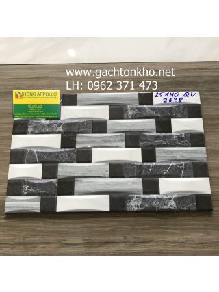 Gạch 3D ốp tường 25x40 tồn kho 2628