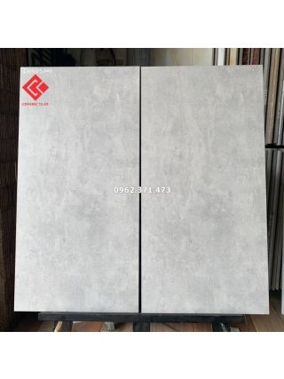Gạch eurotile 300x600 vân xi măng xám