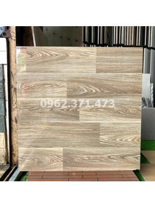 Gạch giả gỗ bóng kiếng lát phòng ngủ đẹp 60x60 6008