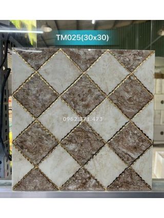 Gạch điểm nhấn nhũ vàng 30x30 TM025