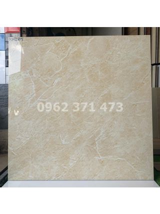 Gạch lát nền phòng ngủ 80x80 màu vàng kem KHI815