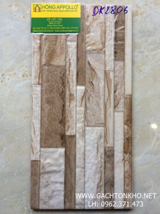 Gạch ốp tường trang trí 20x40 3D cao cấp tồn kho DK2806