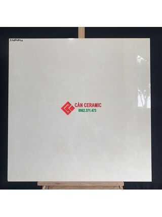 Gạch 80x80 bóng kính màu kem vân đá ms1