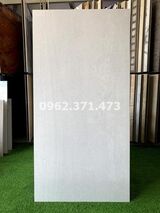 Gạch đá mờ 600x1200 xám trắng Ấn độ