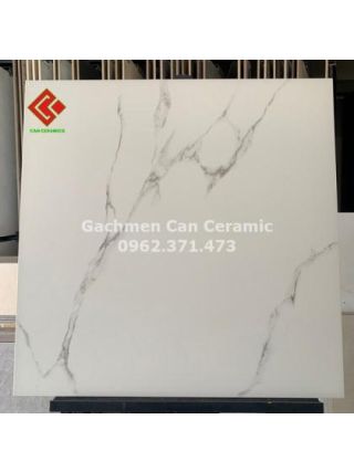 Gạch 60x60 trắng vân khói bề mặt mờ