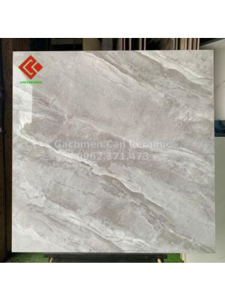 Gạch bóng kiếng 80x80 vân đá xám lát nền 841tai