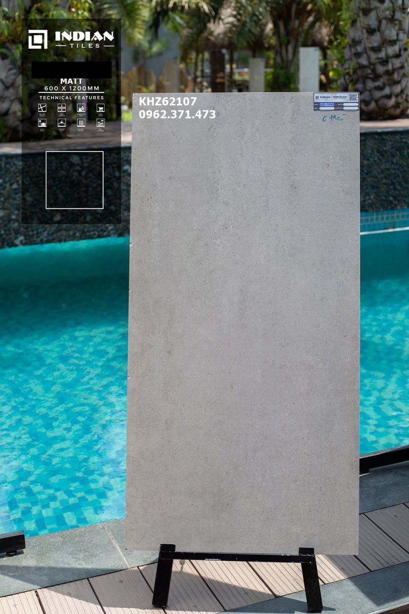 đá mờ 60x120 màu xám ghi ấn độ