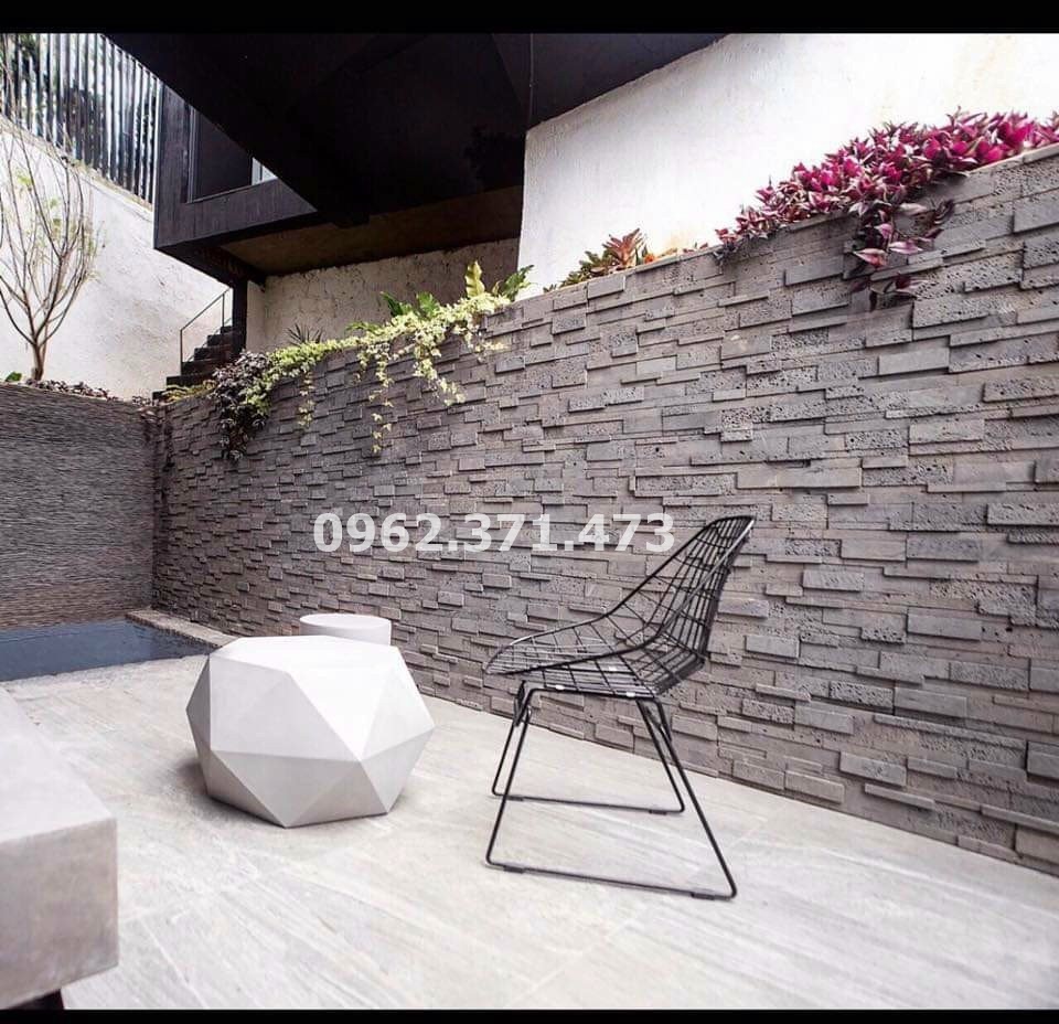đá tổ ong ghép ốp vách tường 